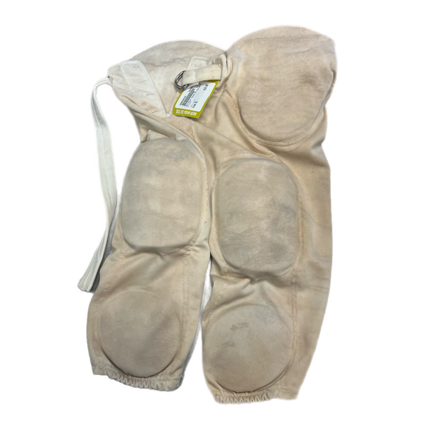 White Used XL Youth Men's AllStar Football Game Pants