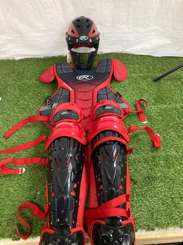 New Adult Rawlings Velo Catcher's Set