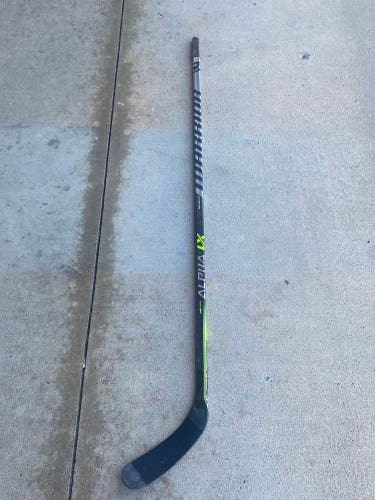 Used Boston College Giles Warrior Right Handed W03 Pro Stock Alpha LX Pro Hockey Stick