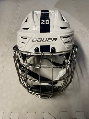 Penn State Used Medium Bauer Pro Stock Re-Akt 150 Helmet