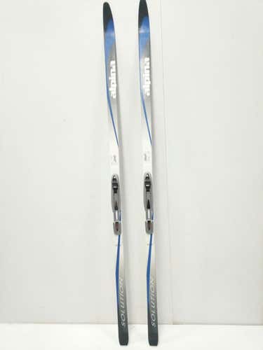 Used Alpina Solution 195 Cm Men's Cross Country Ski Combo