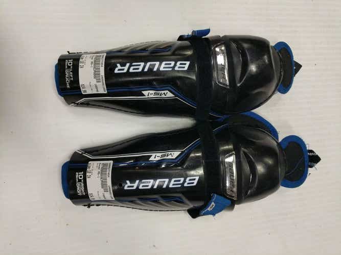 Used Bauer Ms-1 10" Hockey Shin Guards