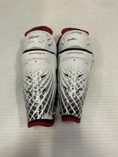 Used Bauer Vapor 10 1 2" Hockey Shin Guards