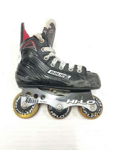 Used Bauer Youth 12.0 Roller Hockey Skates