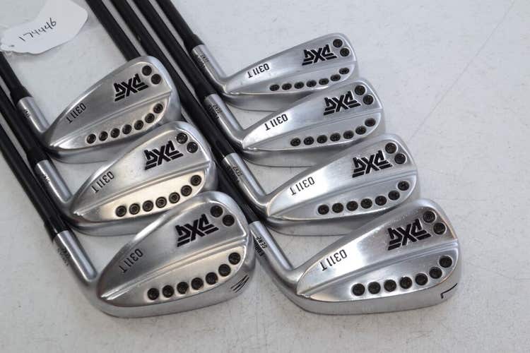 PXG Gen2 0311 T 4-W Iron Set Right Stiff Flex 80g MMT Graphite # 174446