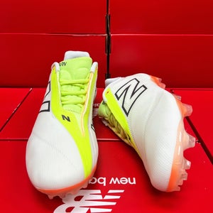 White New Size 9 Men’s (Women’s 10.5) New Balance Burn X4 Lacrosse Cleats