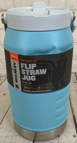 Stanley Classic Series The Iceflow Flip Straw Jug 64oz Lid Handle Pool