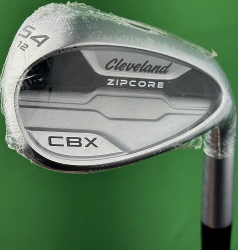 NEW Cleveland CBX Zipcore Sand SW Wedge 54-12* Steel Dynamic Gold (+1") #87704