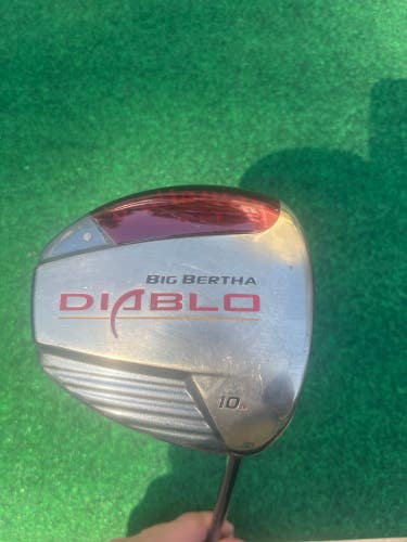 Used Men's Callaway Big Bertha Diablo Neutral Driver Right Handed Stiff Flex 10 Loft