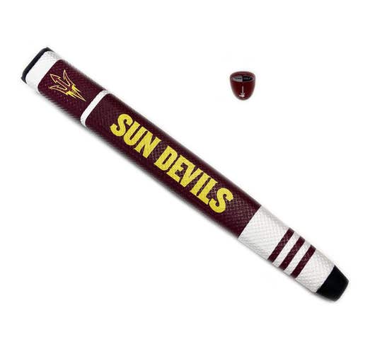 NEW Team Golf Arizona State Sun Devils Maroon/Gold Jumbo Putter Grip w/Marker