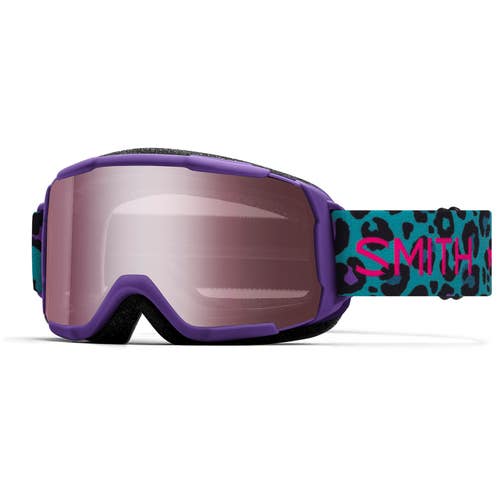 New Smith Daredevil ski goggles  |  Youth MEDIUM fit  |  Color: Purple Haze Neon Cheetah