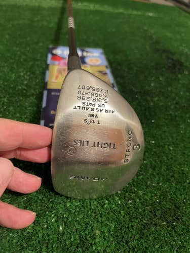 Adams Tight Lies VMI Air Assault 13* 3 Strong Wood Regular Graphite Shaft