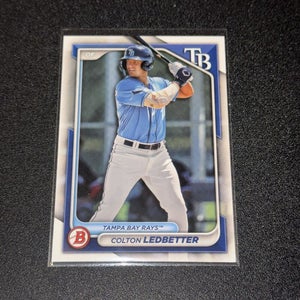 Colton Ledbetter Tampa Bay Rays 2024 MLB Bowman Prospects Base #BP-124