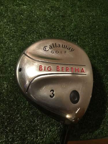 Callaway Big Bertha 2002 3 Wood Firm Graphite