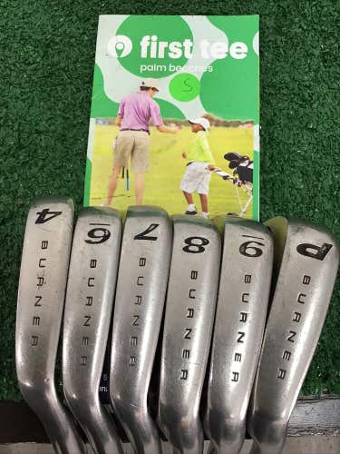 TaylorMade Burner Oversize Iron Set 4-PW Regular Graphite Shafts (no 5)