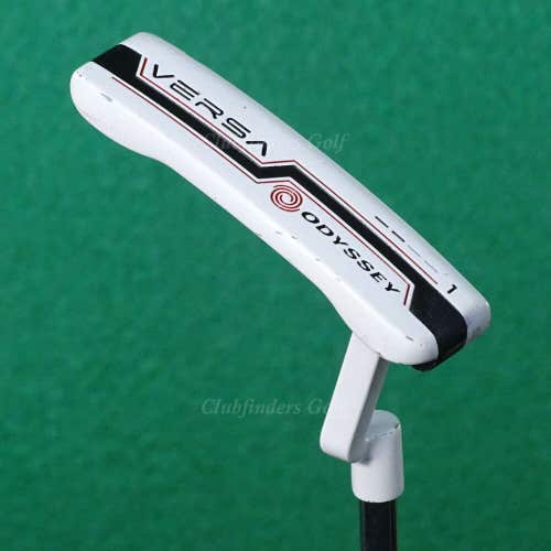 Odyssey Versa 1 White Plumbers-Neck 34.5" Putter Golf Club