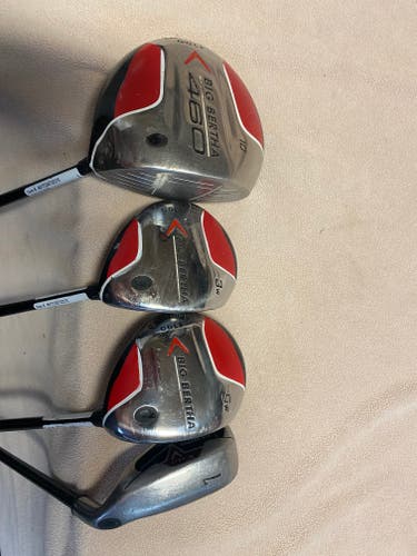 Used Men's Callaway Big Bertha Right Handed Clubs (Full Set) Stiff Flex 4 Pieces