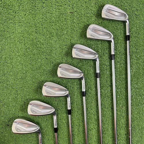 Ping i210 5-PW UW Iron Set Black Dot AWT 2.0 Regular Flex Cushin Insert RH -1/2”