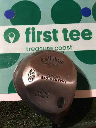 Callaway Great Big Bertha War Bird Ruger Titanium 8* Driver Firm Graphite Shaft