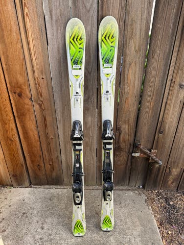 Used Kid's All Mountain With Bindings Max Din 10 Skis