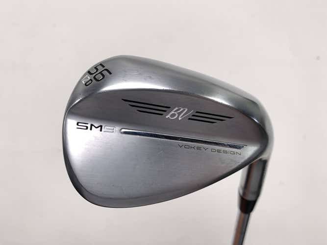 Titleist Vokey SM9 Tour Chrome Sand Wedge SW 56* 12 Bounce D-Grind Wedge RH