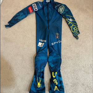 New Large Men's 2020 padded Spyder Ski Suit FIS Legal