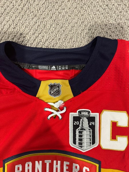 Aleksander Barkov Florida Panthers Home Jersey size 50/medium With SCF patch