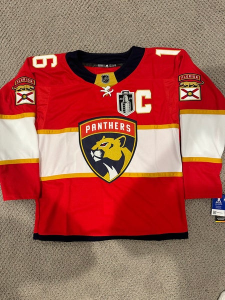 Aleksander Barkov Florida Panthers Home Jersey size 50/medium With SCF patch