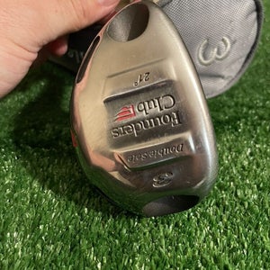 Founders Club Double Sole Left Handed 21* 4 Hybrid Regular Graphite Shaft