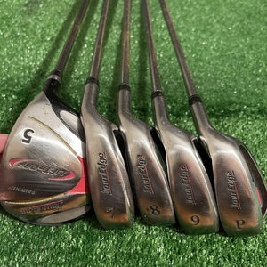Tour Edge Jr Set 5 Wood Graphite 7-PW Irons With Steel Shafts