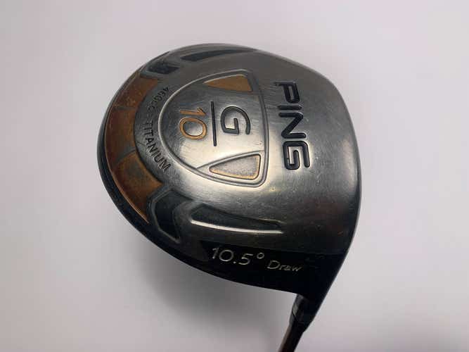 Ping G10 Draw Driver 10.5* TFC 129 D Regular Graphite Mens RH Midsize Grip