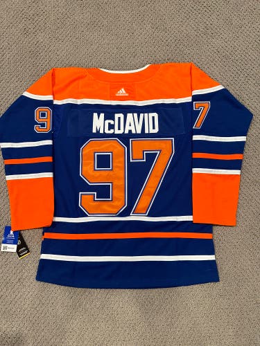 Connor McDavid Edmonton Oilers Home Jersey size 50/medium with SCF patch