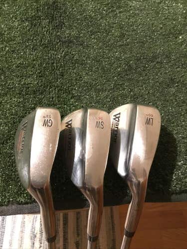 Warrior Custom Golf Wedge Set GW, SW, LW Stiff Tour UL Stepless Steel Shafts