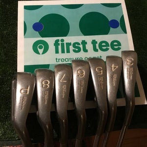 Wilson 1200 GE Gear Effect Radius Sole Irons Set 3-PW (No 9 Iron) Steel Shafts