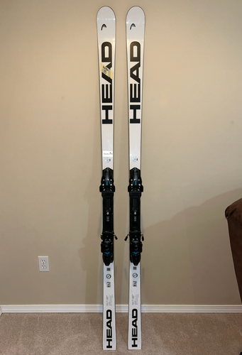 Used 2023 Men's HEAD 193 cm Racing World Cup Rebels e-GS RD Skis With Bindings Max Din 20