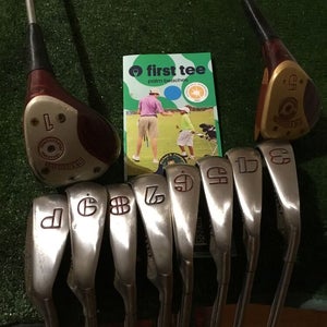 Spalding Ladies Executive Full Set Driver, 5 Wood, 3-PW Steel Shafts
