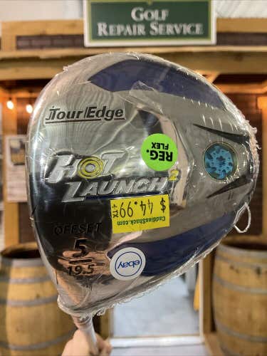 Tour Edge Hot Launch 2 19.5° #5 Fairway Wood Golf Club Regular Flex Graphite MLH