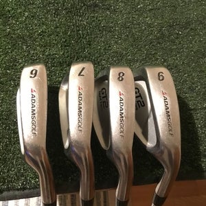 Adams GT2 Tight Lies 6-9 Irons Set Regular & Stiff Steel Shafts