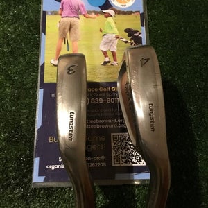 TaylorMade Firesole Tungsten Titanium Irons Set (3 & 4 Irons) Stiff Steel Shafts