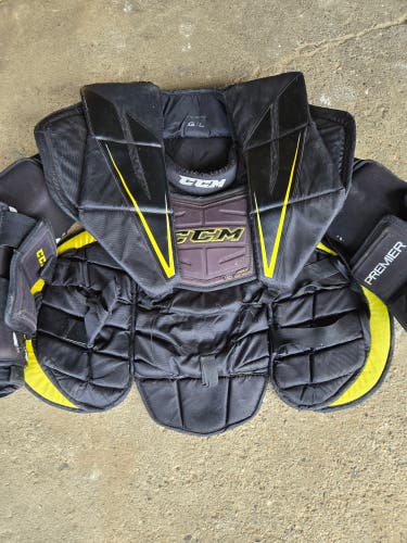 Used Large CCM Premier Pro Goalie Chest Protector