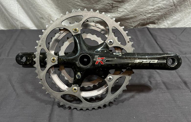 FSA SL-K 170mm 52/42/30 Carbon Road Bike Triple Crankset Aluminum Chainrings