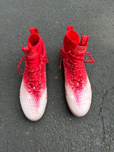 Red Used Size 13 (Women's 14) Adult Under Armour High Top