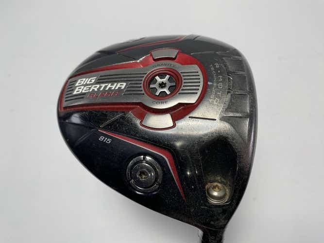 Callaway Big Bertha Alpha 815 Driver 9* Fujikura Speeder 565 Stiff Graphite RH