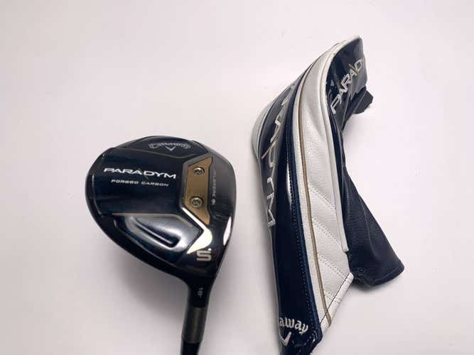 Callaway Paradym 5 Fairway Wood 18* Aldila Ascent 50g Senior Graphite Mens RH HC