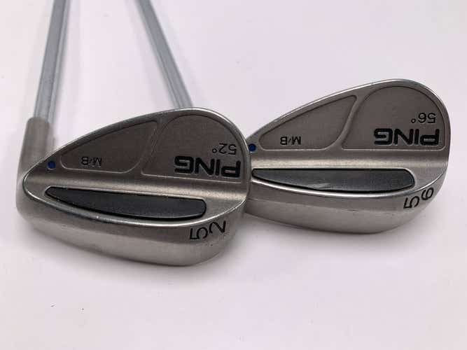 Ping MB Wedge Set 52* | 56* Blue Dot 1* Up Wedge Steel Mens RH