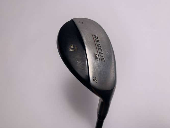 TaylorMade Rescue Mid 3 Hybrid 19* Regular Graphite Mens RH