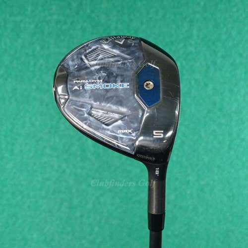 NEW Callaway Paradym Ai Smoke Max 18° Fairway Wood 5 Tensei AV Series 65 Regular