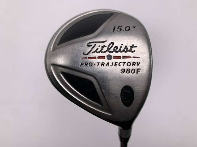 Titleist 980 F 3 Fairway Wood 15* 4375 Regular Graphite Mens RH