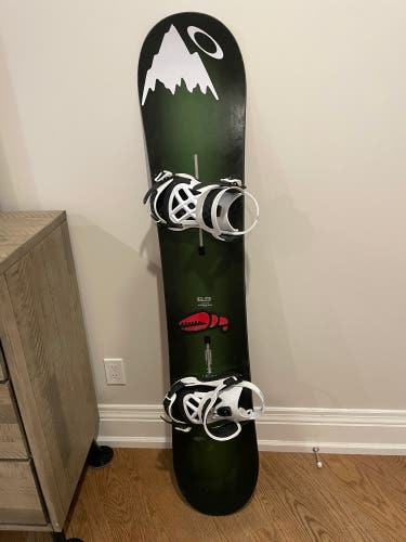 burton blossom snowboard & union force bindings