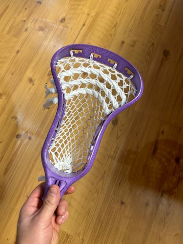 New T-Lax “Nation” Head - Strung - Purple “speckled Dye”